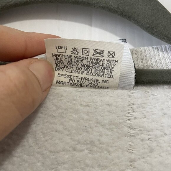 VTG Lee “Construction Workers Do It All”Heavyweight Gray Sweater Pullover XL USA - Picture 9 of 13